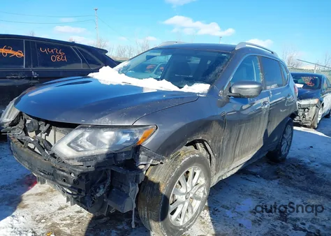 2017 Nissan Rogue Sv z USA, uszkodzony, nr VIN KNMAT2MT9HP533396